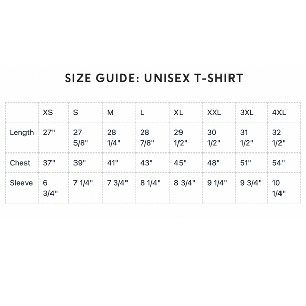 T-shirt size